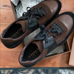 Coach men sneakers low cut size 12 US